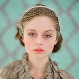 Birdcage veil headband, straight - Style #135