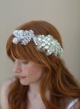 Crystal and beaded headwrap - Style # 327