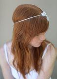 Crystal and beaded headwrap - Style # 327