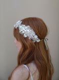 Crystal and beaded headwrap - Style # 327