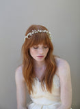 Crystal flower halo with swags - Style # 333