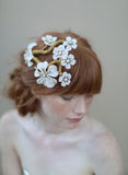 Apple blossom branch headpiece - Style # 345