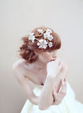 Apple blossom branch headpiece - Style # 345