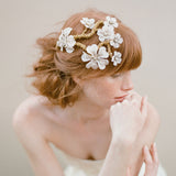 Apple blossom branch headpiece - Style # 345