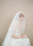 Beaded cathedral length veil - Style # 358